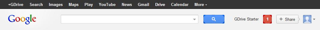 Google Drive - User Interface Search Bar
