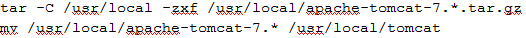 Unpack tomcat binary file