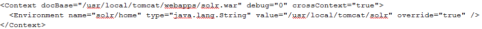 Solr XML